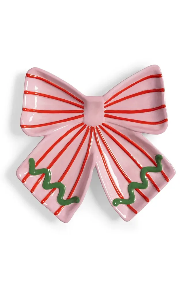 Новогоднее украшение &K Amsterdam talerz ribbon, 3,5 см, разноцветный
