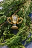Новогоднее украшение &K Amsterdam trophy, 9 см, жёлтый — фото 2