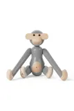 Фигурка декоративная Kay Bojesen Monkey Mini, дерево, серый — фото 1