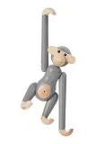 Фигурка декоративная Kay Bojesen Monkey Mini, дерево, серый — фото 3