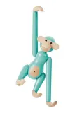 Фигурка декоративная Kay Bojesen Monkey Mini, дерево, 10 см, бирюзовый — фото 3