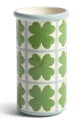 Ваза &K Amsterdam patch clover, керамика, 16,5 см, разноцветный