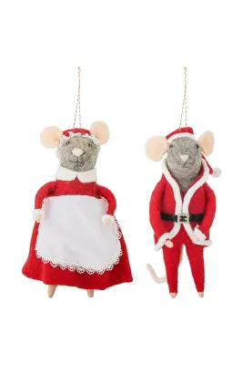 Новогоднее украшение Bloomingville Peo Ornament, 10 см, красный