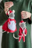 Новогоднее украшение Bloomingville Peo Ornament, 10 см, красный — фото 3