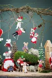 Новогоднее украшение Bloomingville Peo Ornament, 10 см, красный — фото 4
