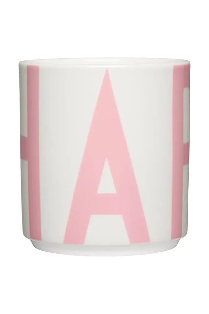 Кружка Design Letters Vintage ABC, фарфор, 250 мл, розовый