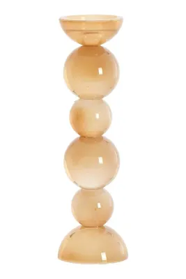 Подсвечник Light & Living, стекло, 34 см, оранжевый