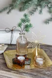 Новогоднее украшение Bloomingville taca, 22 см, жёлтый — фото 3