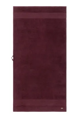 Полотенце банное Lacoste L LECROCO Bordeaux, хлопок, 70 120 см, бордовый
