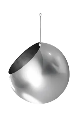 Кашпо AYTM Globe, 28 17 см, серый