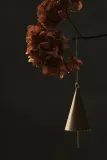 Ёлочное украшение Ferm Living Cone Bell, 5 см, жёлтый — фото 2