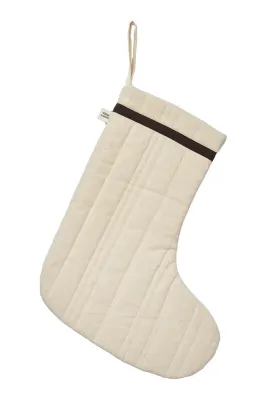Новогоднее украшение Ferm Living skarpeta Vari Quilted, 40 см, бежевый