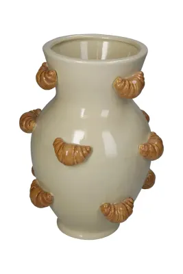Ваза Inne home & lifestyle, 21,8 см, бежевый