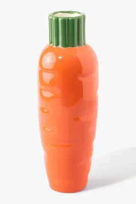 Ваза Fluid Market, керамика, 25,5 см, оранжевый