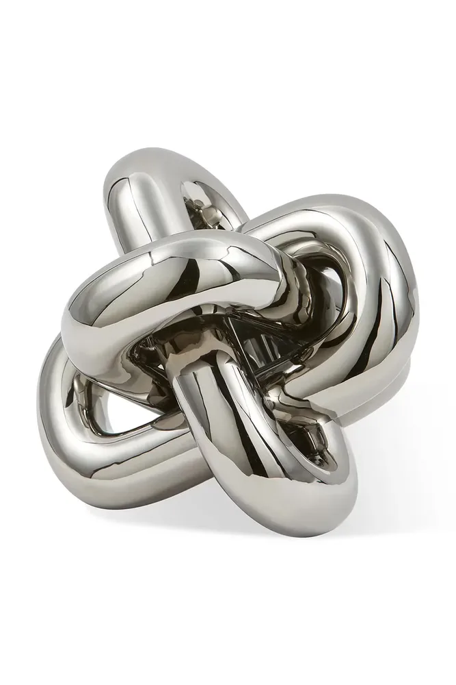 Фигурка декоративная Pols Potten moving silver, 26 см, серый