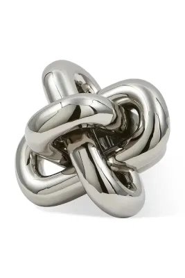 Фигурка декоративная Pols Potten moving silver, 26 см, серый