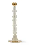 Подсвечник Pols Potten Beads S, сталь, 34 см, бежевый — фото 1