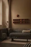 Декоративная подушка Ferm Living bawelniana Falda, хлопок, 60 20 см, бежевый — фото 4