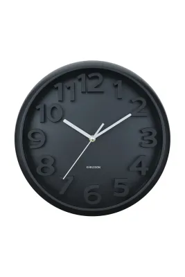 Настенные часы Karlsson Elevated Classic, 33,5 см, чёрный