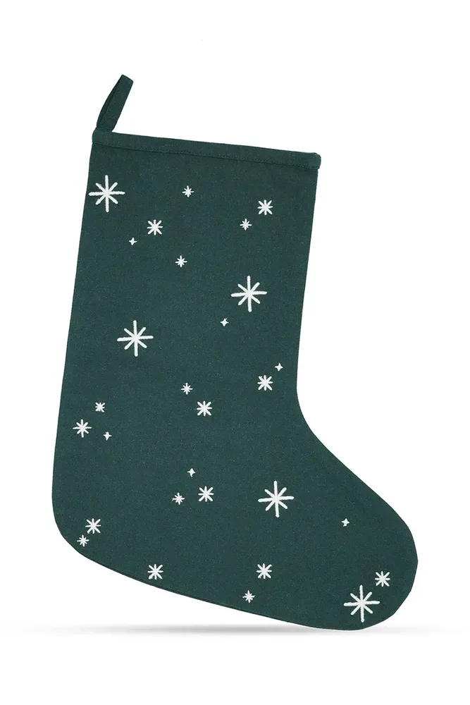 Новогоднее украшение Juna skarpeta Fable Christmas Sock, 37 см, зелёный