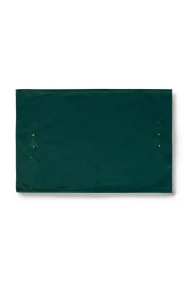 Новогоднее украшение Juna podkladka pod talerz Christmas Fable Place, стекло, 30 см, зелёный