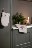Новогоднее украшение Juna rekawica kuchenna z bawelna Christmas Fable, бежевый — фото 2