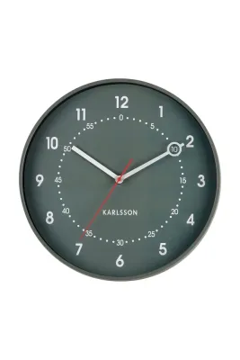 Настенные часы Karlsson Fresco, 31,5 см, зелёный