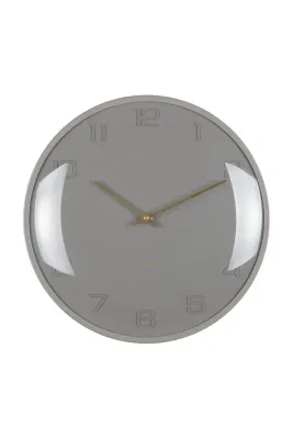 Настенные часы Karlsson Fuerte Dome, 30,5 см, серый
