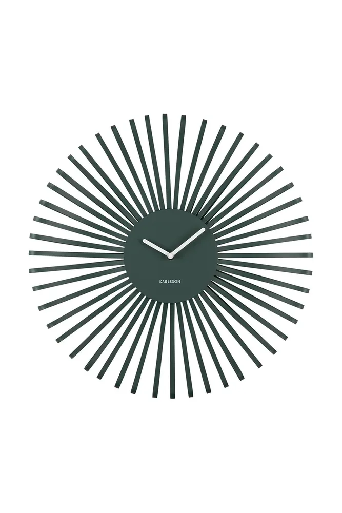 Настенные часы Karlsson Polo, 48 см, зелёный