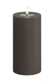 Фонарь для свечи Deluxe Homeart swieca led Mokka Bloklys, 15 см, коричневый — фото 1