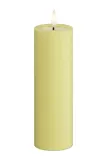 Фонарь для свечи Deluxe Homeart swieca led Lys Gul Bloklys, 15 см, жёлтый — фото 1