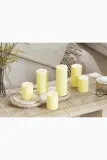 Фонарь для свечи Deluxe Homeart swieca led Lys Gul Bloklys, 15 см, жёлтый — фото 7