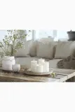 Фонарь для свечи Deluxe Homeart swieca led Square Bloklys, 15 см, белый — фото 2