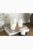 Фонарь для свечи Deluxe Homeart swieca led Square Bloklys, 15 см, белый — фото 5