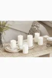 Фонарь для свечи Deluxe Homeart swieca led Square Bloklys, 15 см, белый — фото 7