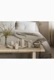 Фонарь для свечи Deluxe Homeart swieca led Square Bloklys, пластик, 15 см, серый — фото 6