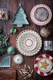 Новогоднее украшение Bloomingville talerzy deserowych Jolly, нержавеющая сталь, 3 см, разноцветный — фото 5