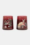 Ароматическая свеча Medicine 2-pack, соевый воск, бордовый — фото 1