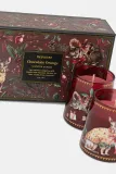 Ароматическая свеча Medicine 2-pack, соевый воск, бордовый — фото 2