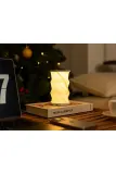 Настольная лампа Gingko Design bezprzewodowa Mini TwistHexagon Light 8,2 x 8,2 x, текстиль, LED, выс. 3 см, белый — фото 3
