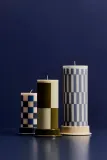 Декоративная свеча HAY dekoracyjna Column Candle 20 x 7,8 x, соевый воск, разноцветный — фото 2