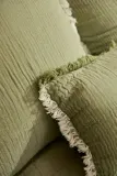 Декоративная наволочка Calma House na Layer, хлопок, 45 45 см, зелёный — фото 5