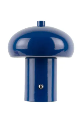 Настольная лампа Leitmotiv bezprzewodowa Retro Seta 12,5 x, текстиль, LED, выс. 15 см, тёмно-синий