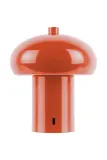 Настольная лампа Leitmotiv bezprzewodowa Retro Seta 12,5 x, текстиль, LED, выс. 15 см, оранжевый — фото 2