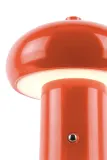 Настольная лампа Leitmotiv bezprzewodowa Retro Seta 12,5 x, текстиль, LED, выс. 15 см, оранжевый — фото 3