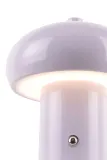 Настольная лампа Leitmotiv bezprzewodowa Retro Seta 12,5 x, текстиль, LED, выс. 15 см, фиолетовый — фото 3