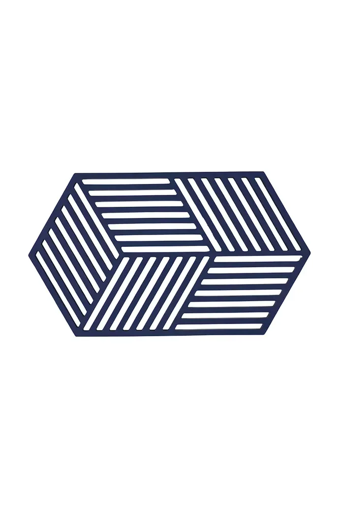 Подставка под горячее Zone Denmark Hexagon, силикон, 24 14 см, синий