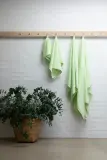 Полотенце для лица Bongusta Naram, хлопок, 50 80 см, зелёный — фото 4
