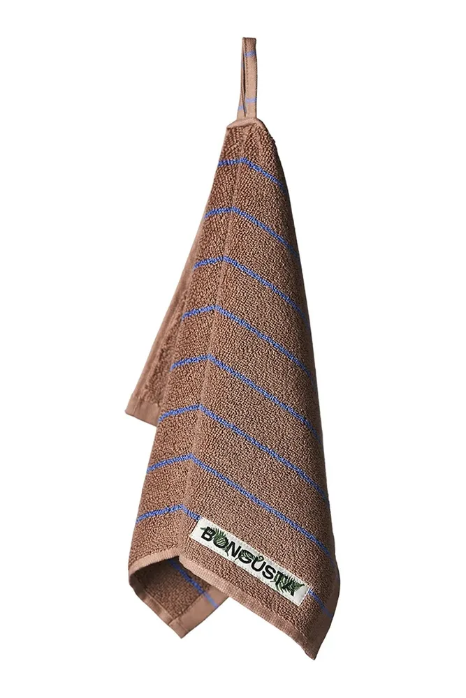 Полотенце для лица Bongusta Naram, хлопок, 30 50 см, коричневый