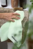 Полотенце для лица Bongusta Naram, хлопок, 30 50 см, зелёный — фото 2